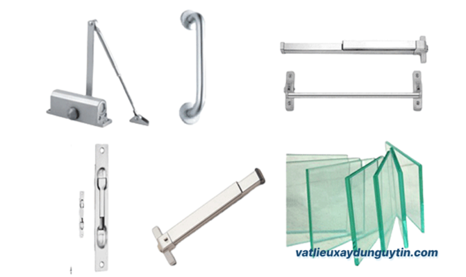 Bộ phụ kiện đồng bộ cho cửa thép