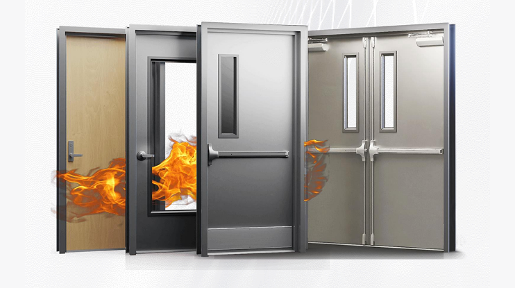 Vật liệu chống cháy được ứng dụng như thế nào trong cửa và vách ngăn?